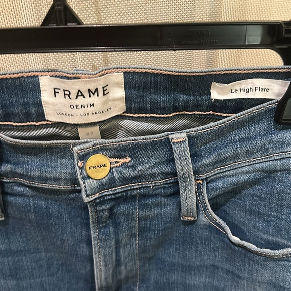 Frame Le High Flare Denim Size 27 - Picture 2 of 3